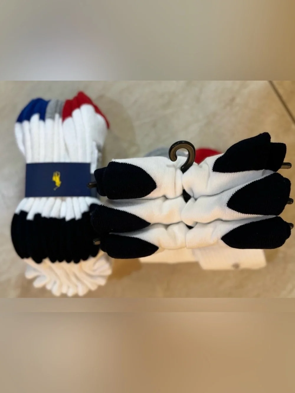 Polo Ralph Lauren Color-Blocked  Socks